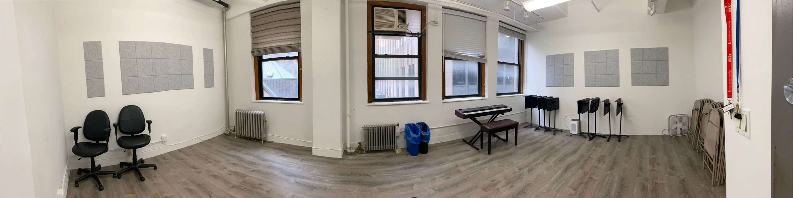 CAM 3 studio space at LDK, where the residency offers space to develop new work